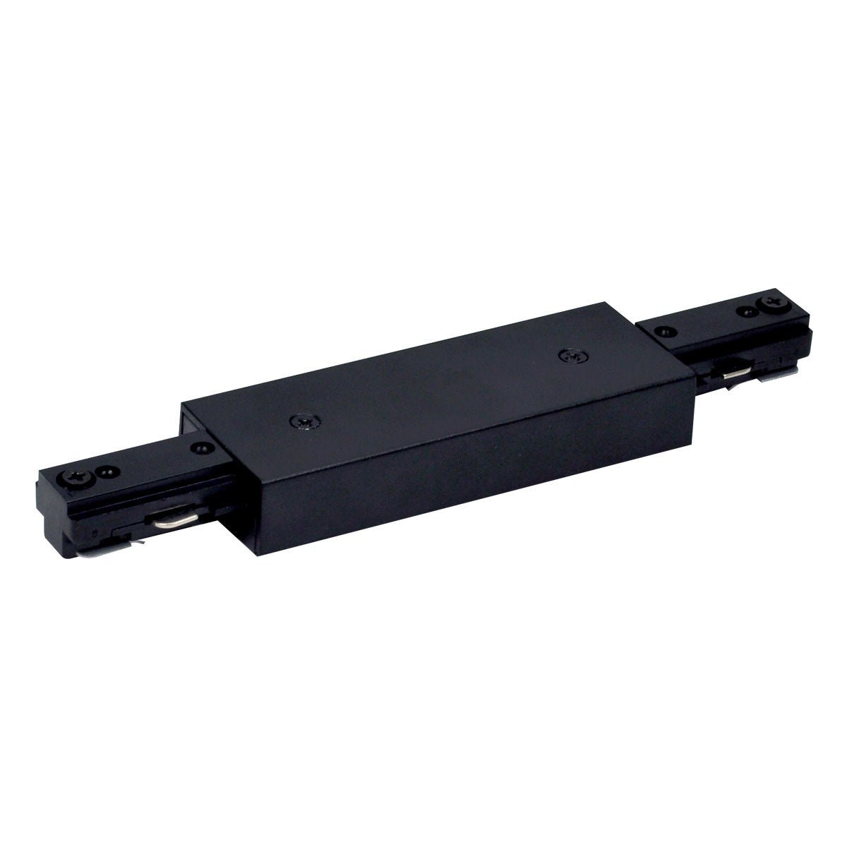 Nora Lighting NT - 312B I - Connector for One - Circuit Track, Black Finish - Sonic Electric
