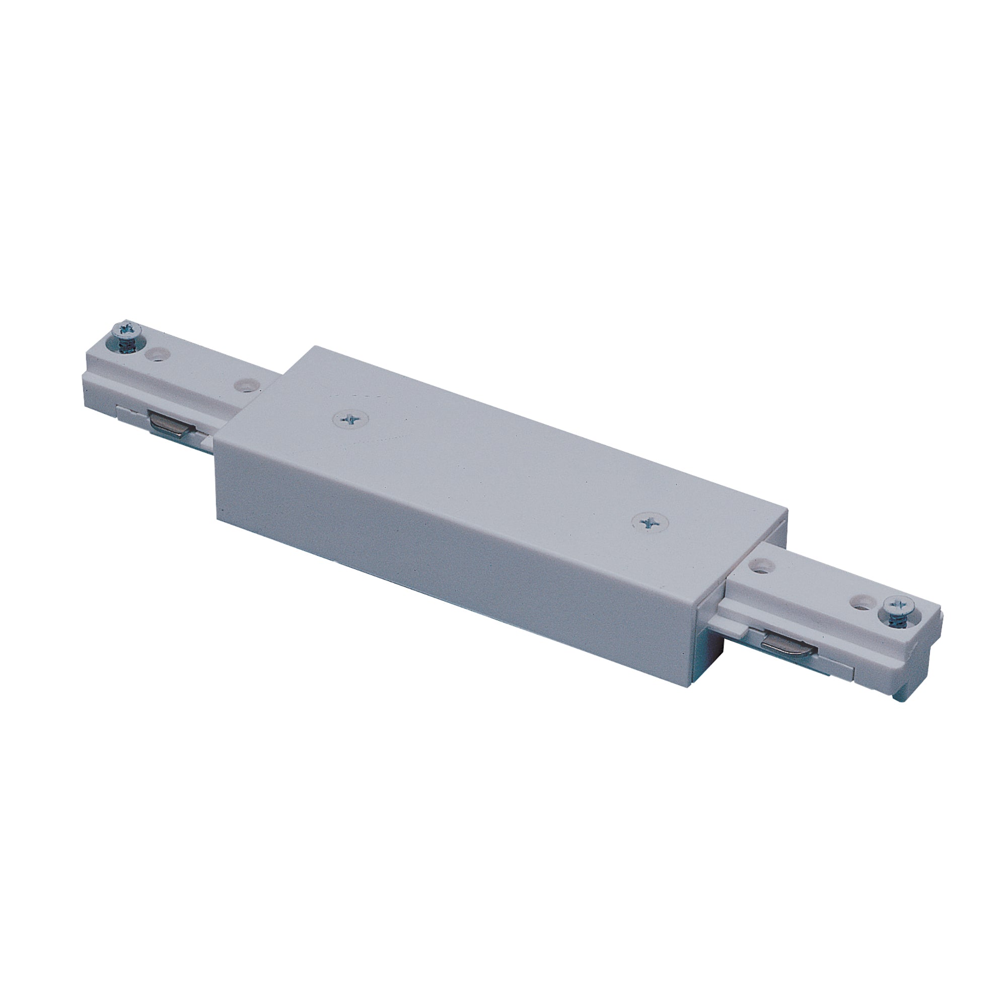 Nora Lighting NT - 312S I - Connector for One - Circuit Track, Silver Finish - Sonic Electric