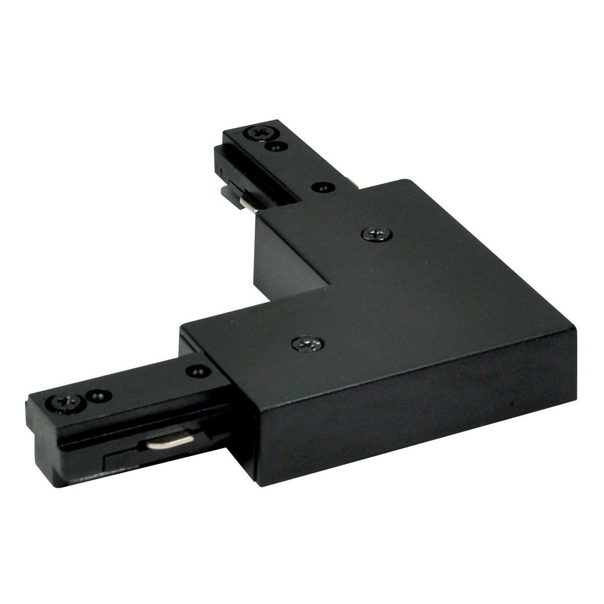 Nora Lighting NT - 313B L - Connector for One - Circuit Track, Black Finish - Sonic Electric