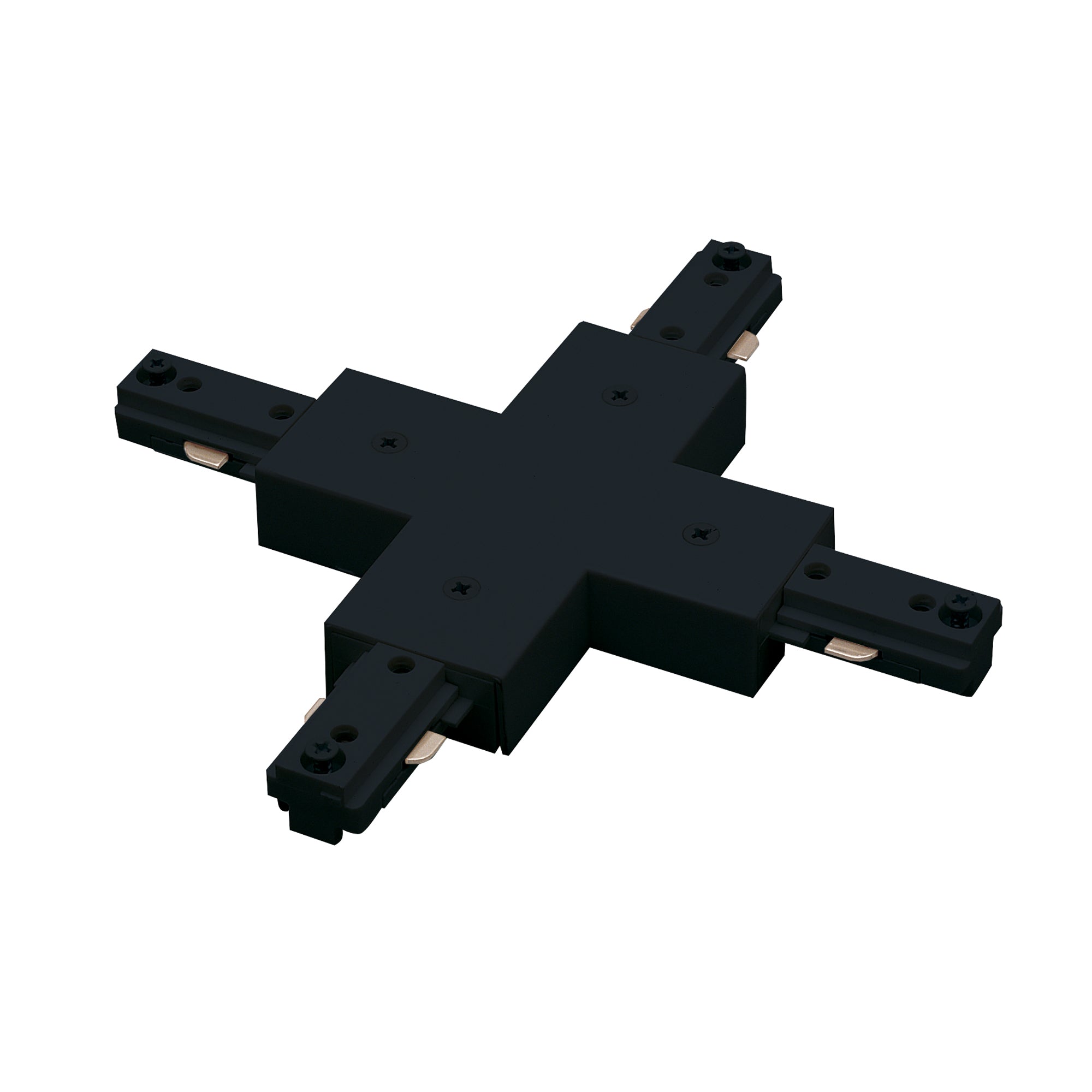 Nora Lighting NT - 315B X - Connector for One - Circuit Track, Black Finish - Sonic Electric
