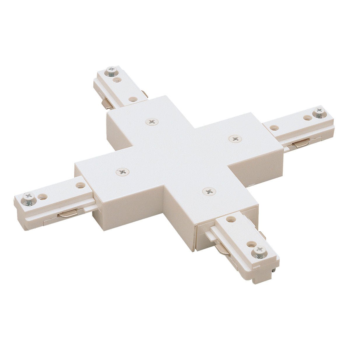 Nora Lighting NT - 315W X - Connector, One - Circuit Track, White Finish - Sonic Electric
