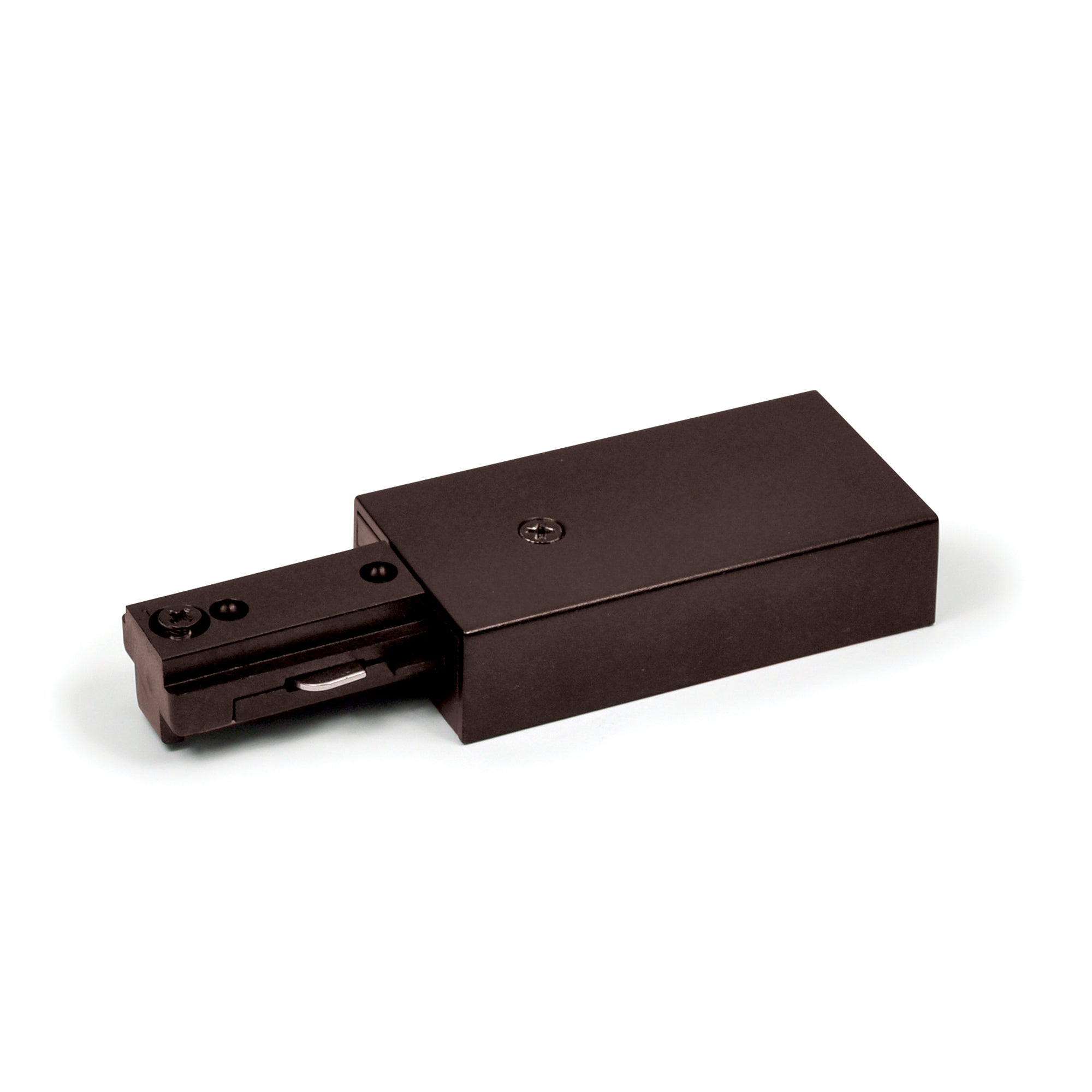 Nora Lighting NT - 316BZ Live End Feed for One - Circuit Track (Right Polarity), Bronze Finish - Sonic Electric