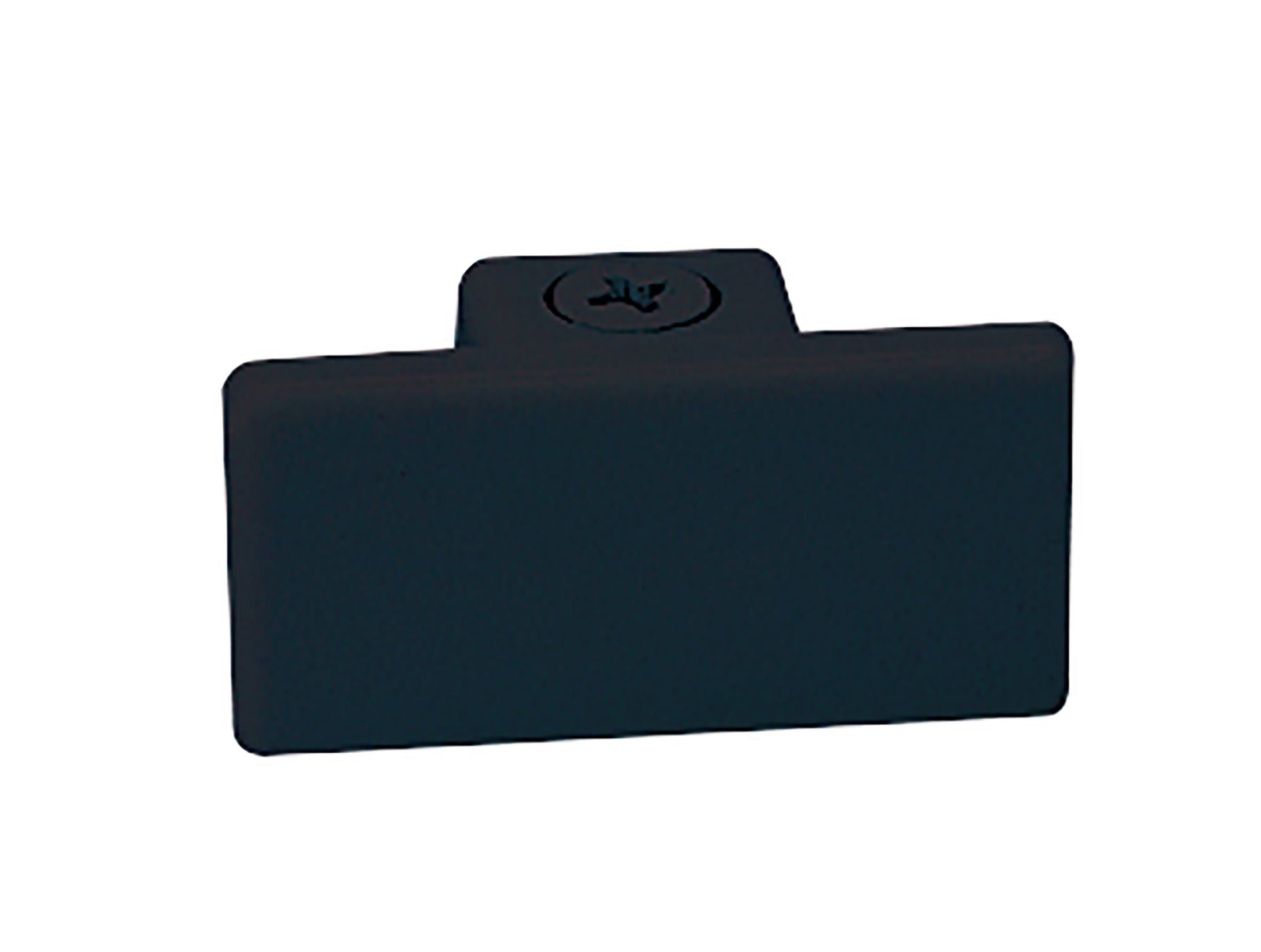 Nora Lighting NT - 318B Dead End Cap for One - Circuit Track, Black Finish - Sonic Electric