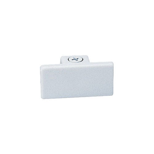 Nora Lighting NT - 318W Dead End Cap for One - Circuit Track, White Finish - Sonic Electric