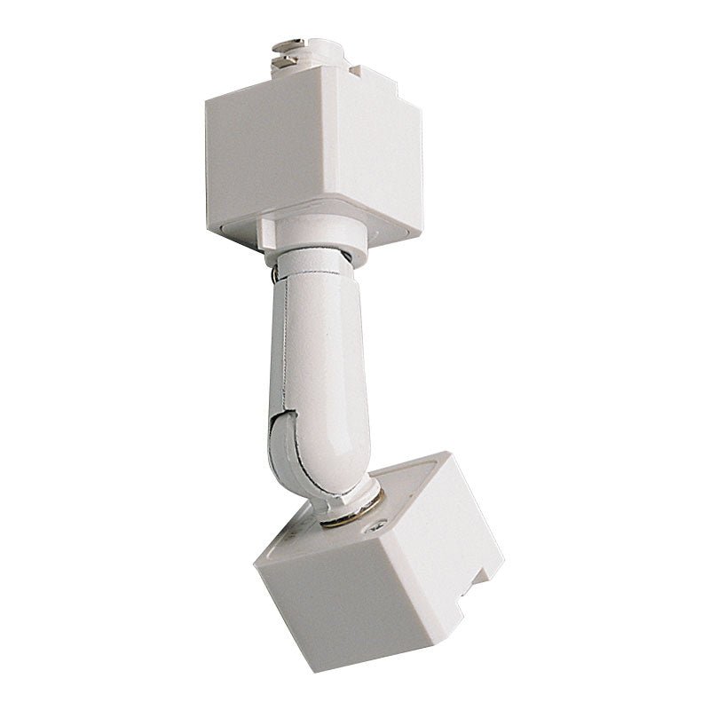 Nora Lighting NT - 333W Sloped Track Head Adapter for H - Style Track Systems, White Finish - Sonic Electric