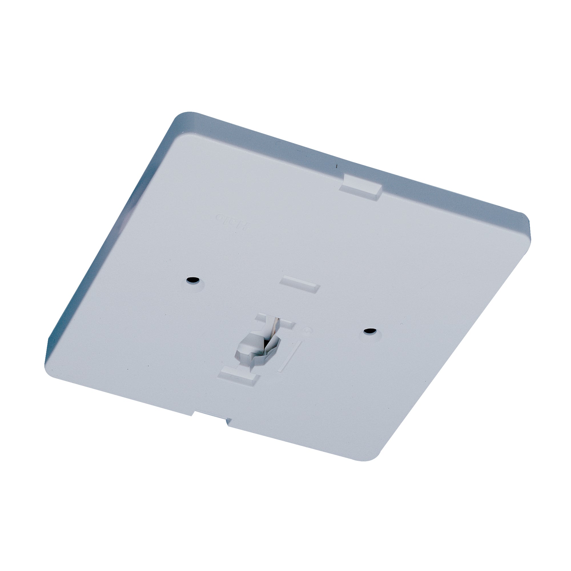 Nora Lighting NT - 337S Square Monopoint Canopy for Low Voltage Track Head, Silver Finish - Sonic Electric