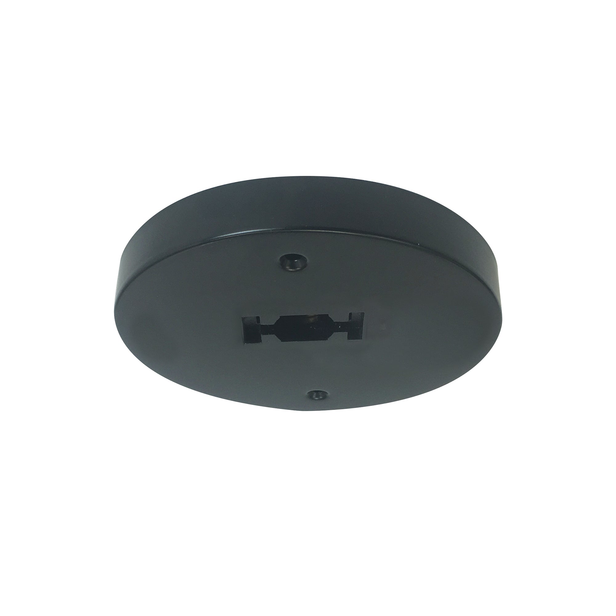 Nora Lighting NT - 366B Round Monopoint Canopy for Line Voltage Track Heads, Black Finish - Sonic Electric