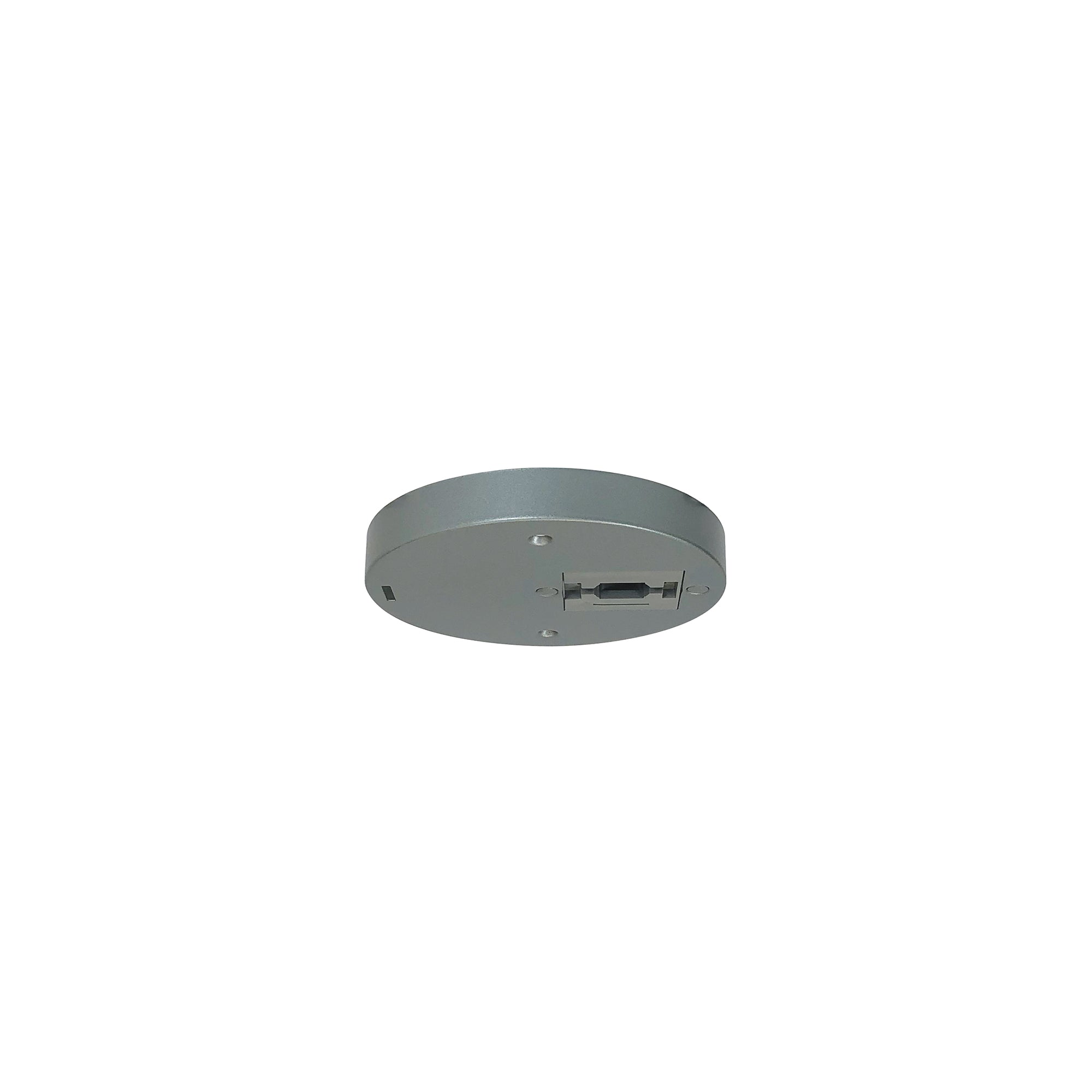 Nora Lighting NT - 379S Round Monopoint Canopy for Aiden Track Head (NTE - 850), Silver Finish - Sonic Electric