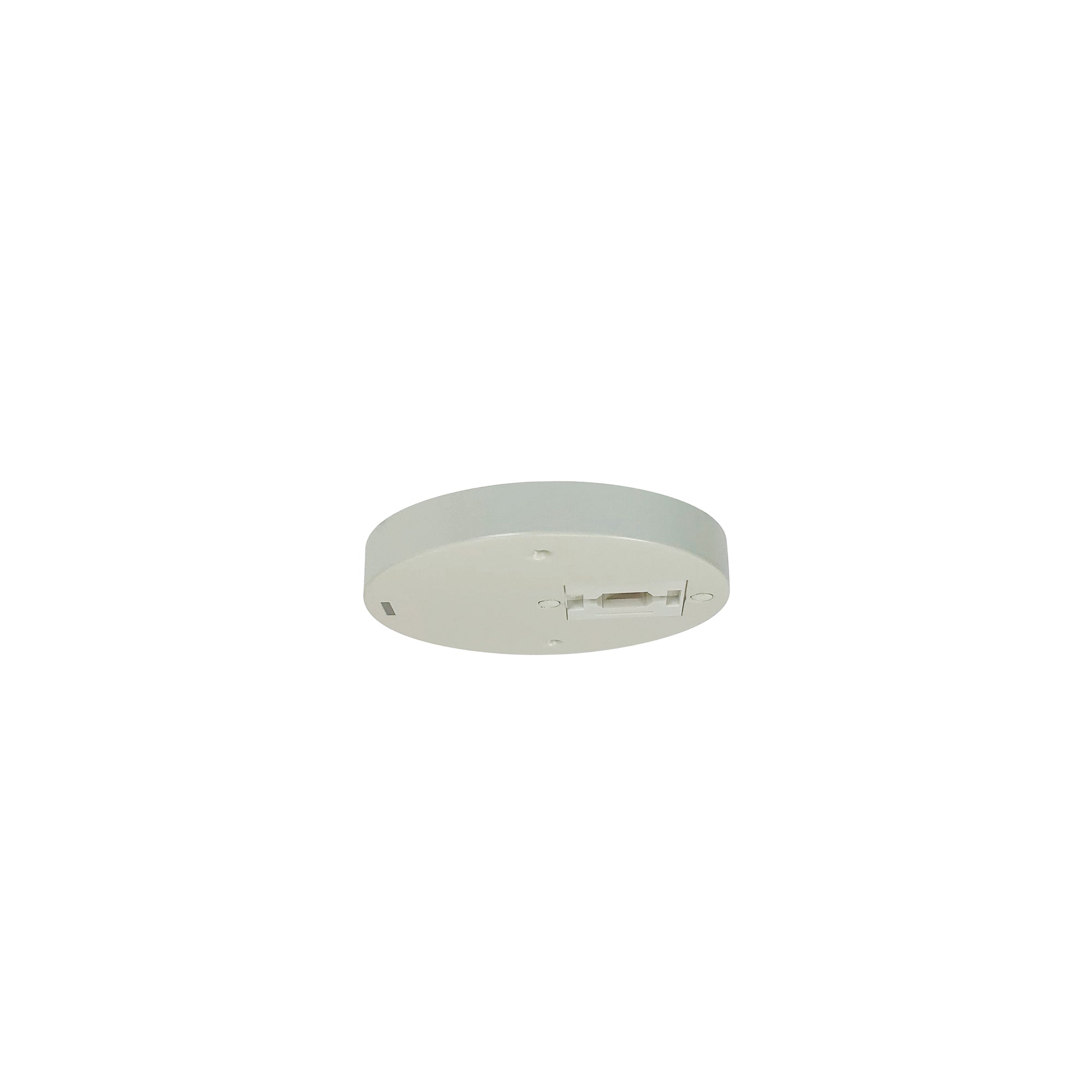 Nora Lighting NT - 379W Round Monopoint Canopy for Aiden Track Head (NTE - 850), White Finish - Sonic Electric