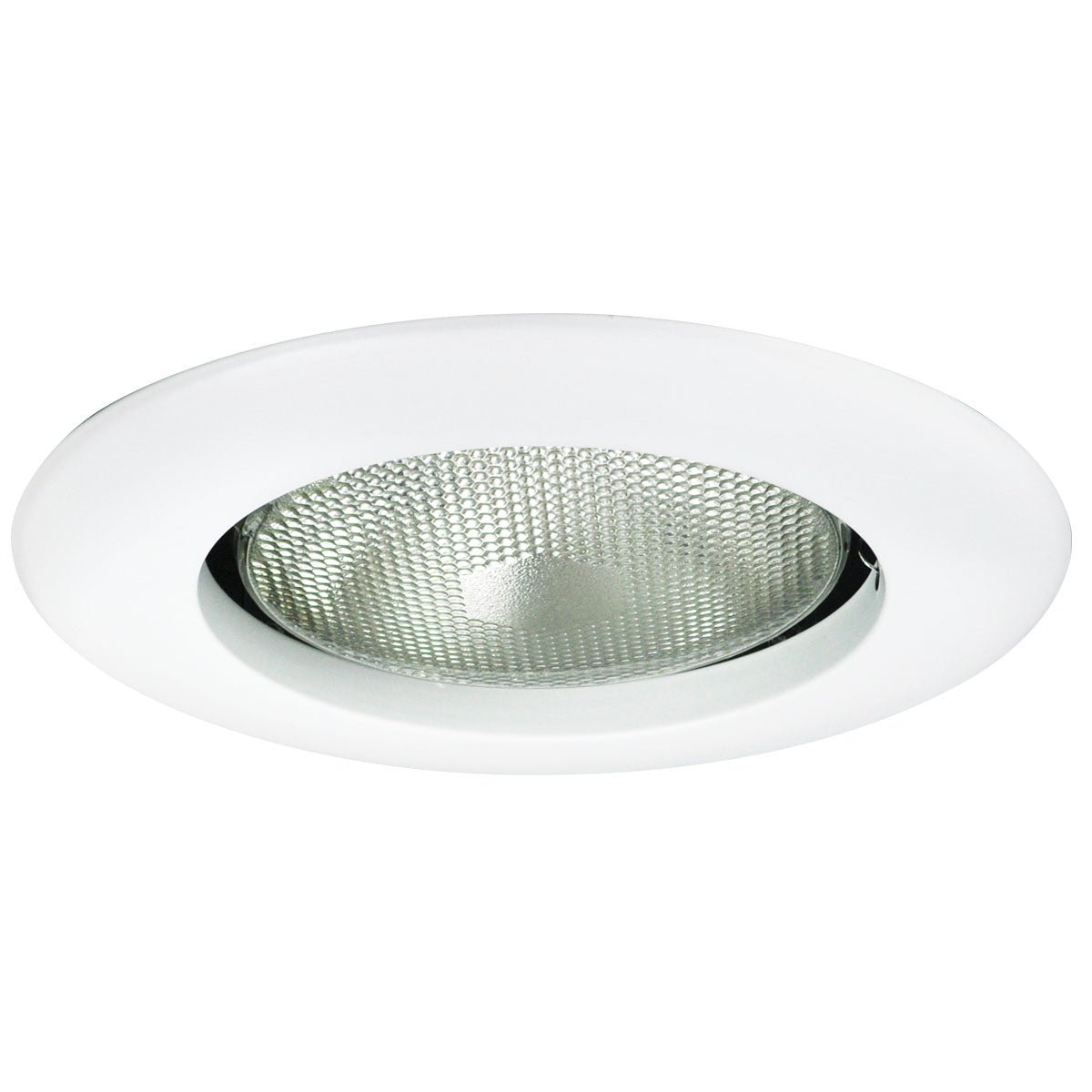 Nora Lighting NT - 40 6" R40/PAR38 Open Metal Trim, White - Sonic Electric