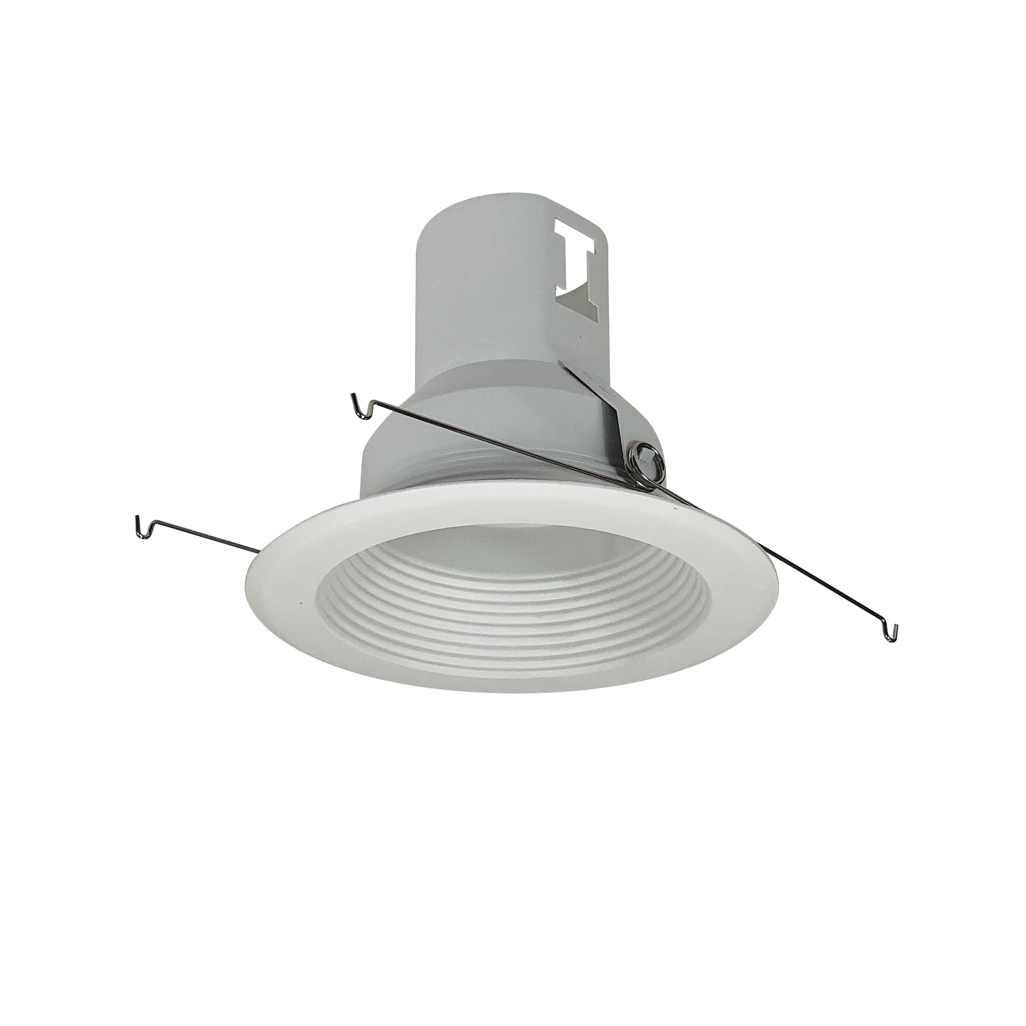 Nora Lighting NT - 5001W 5" Baffle Splay Trim w/ Flange, White - Sonic Electric