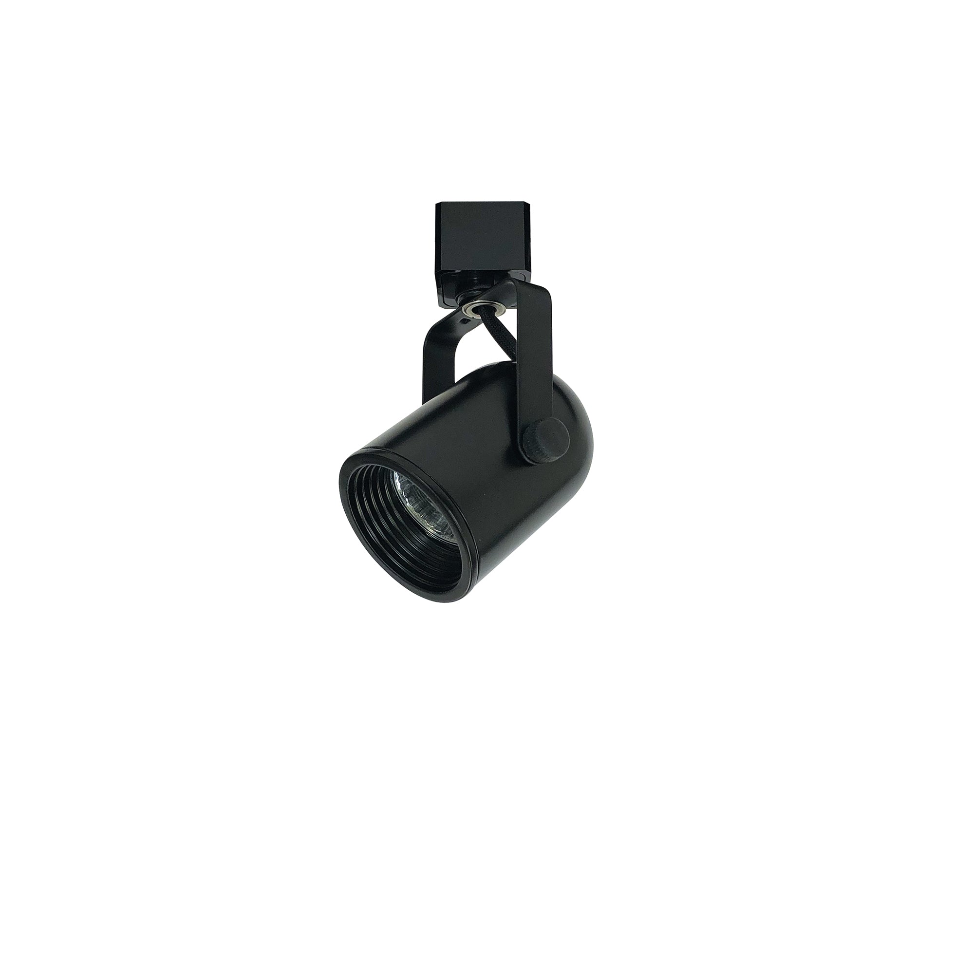 Nora Lighting NTH - 694B Mini Baffle Round Back Cylinder Track Head, MR16, Black - Sonic Electric
