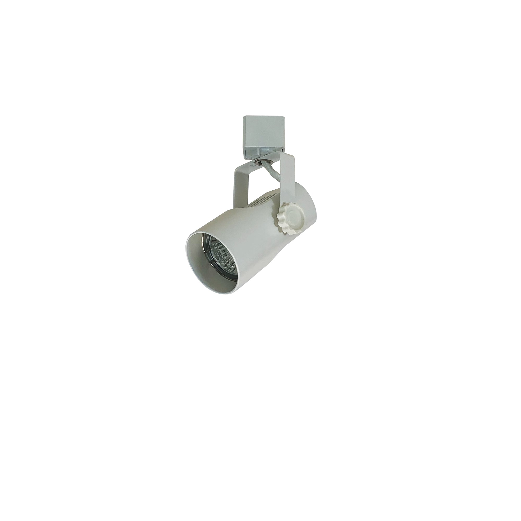 Nora Lighting NTH - 695W/J Telescope Track Head, Line Voltage, MR16 GU10, J - style, White - Sonic Electric
