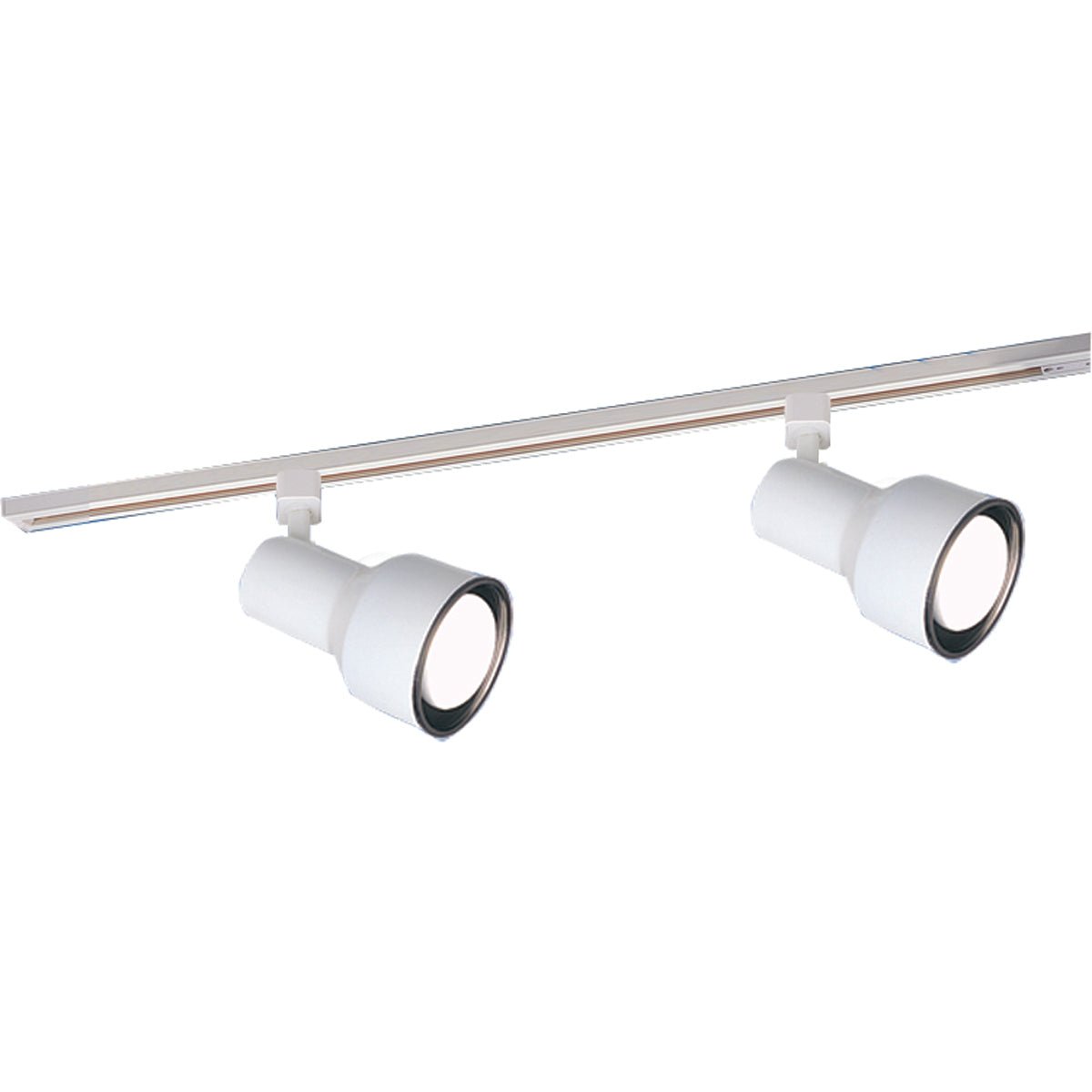 Nora Lighting NTL - 172 2 - ft Track Pack with (2) Step Cylinder PAR20 Track Heads, White - Sonic Electric