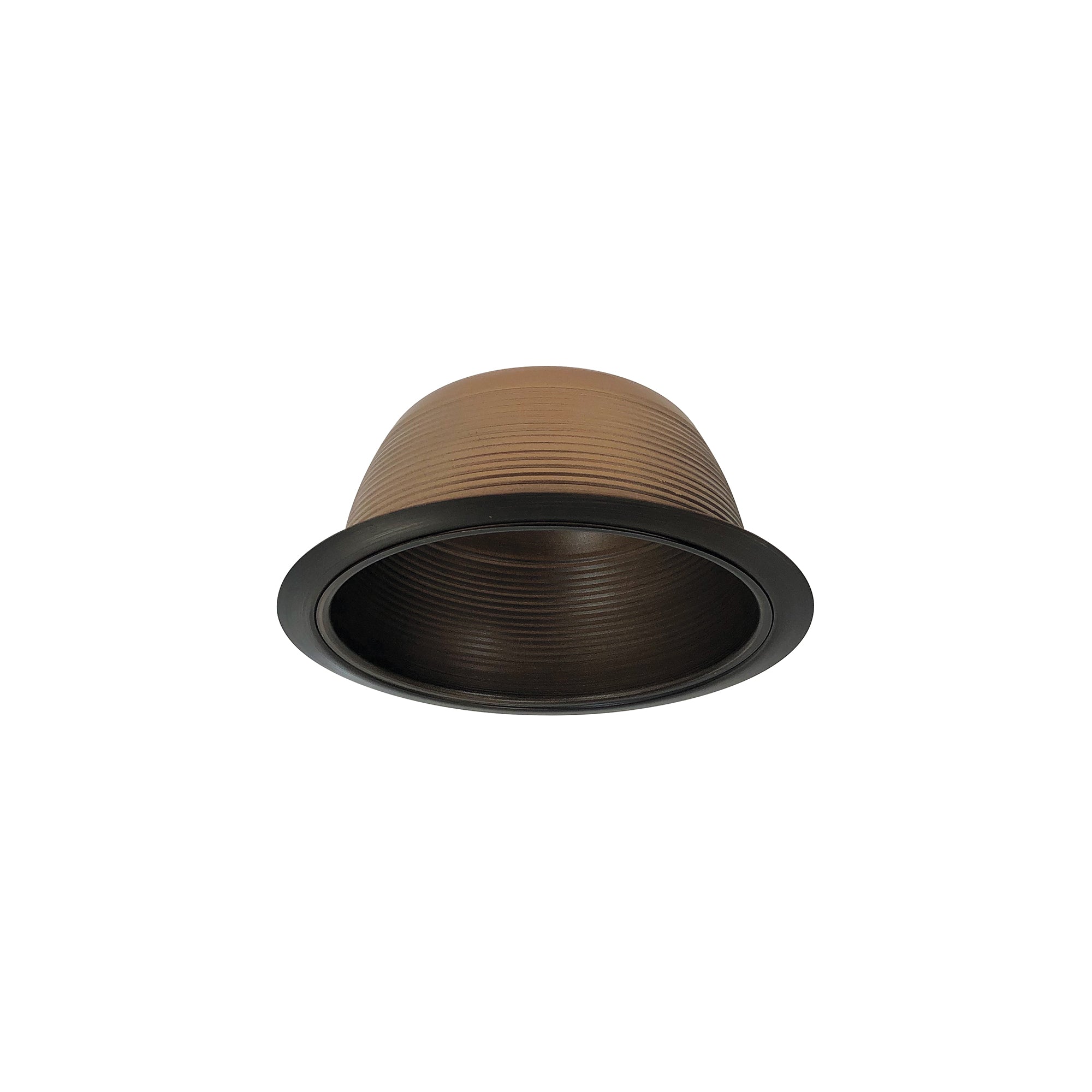 Nora Lighting NTM - 34BZ 6" BR/PAR30 Stepped Baffle w/ Metal Ring, Bronze - Sonic Electric