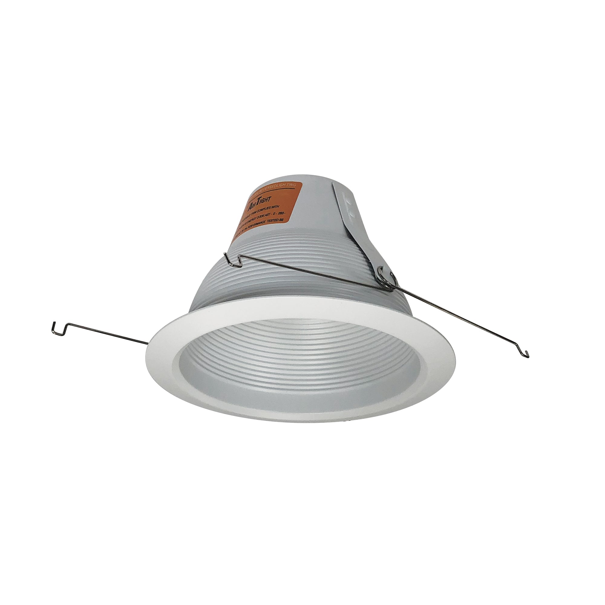 Nora Lighting NTM - 526W 5" Air - Tight Baffled Lensless Shower Trim, White - Sonic Electric