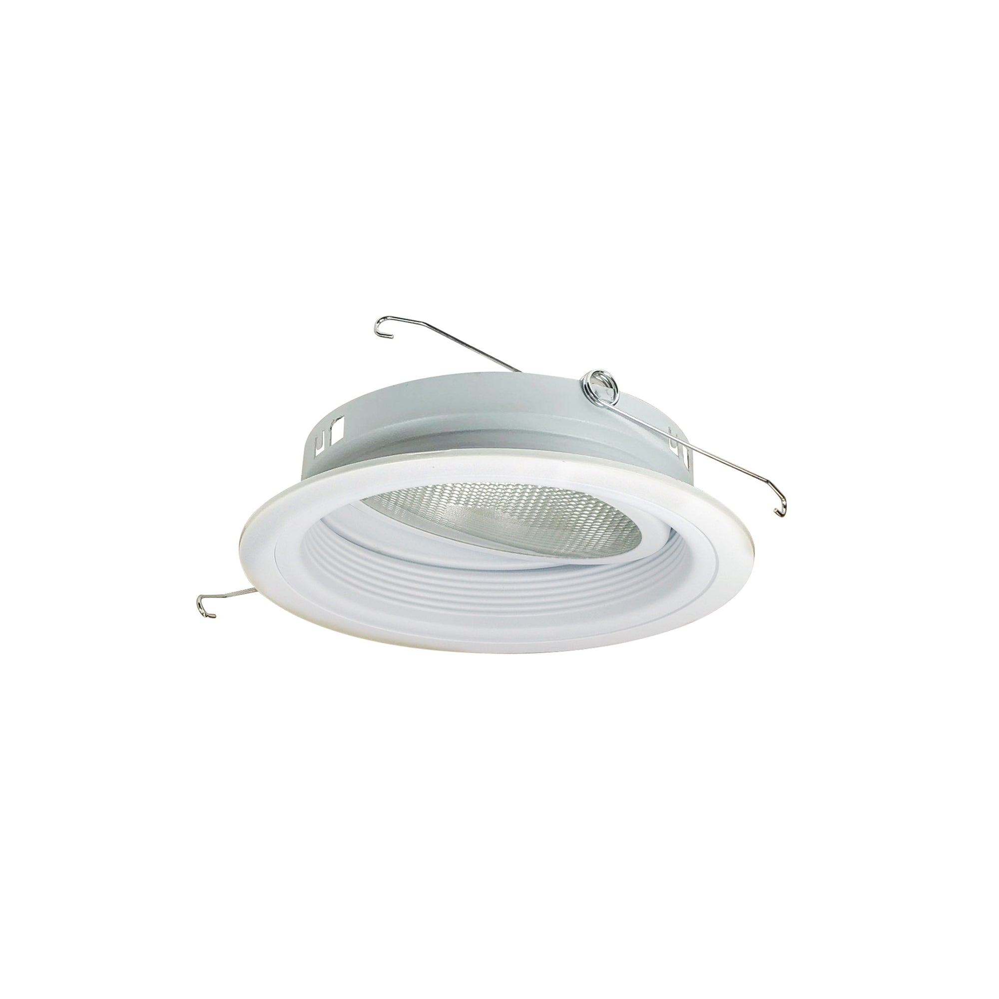 Nora Lighting NTM - 54W 6" PAR30 Stepped Baffle w/ Gimbal Ring, White - Sonic Electric