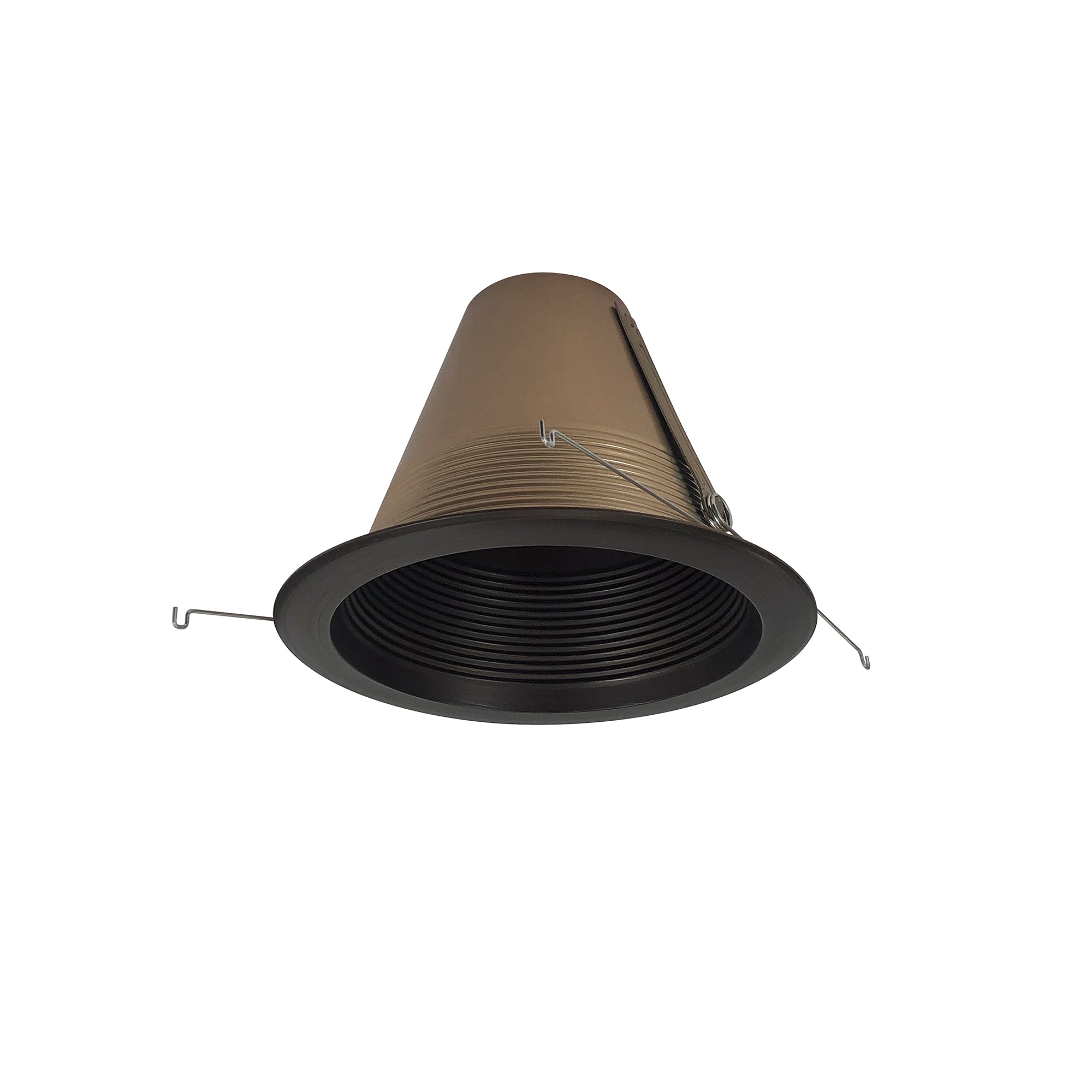 Nora Lighting NTM - 726BZ 6" Air - Tight Baffled Lensless Shower Trim, Bronze - Sonic Electric