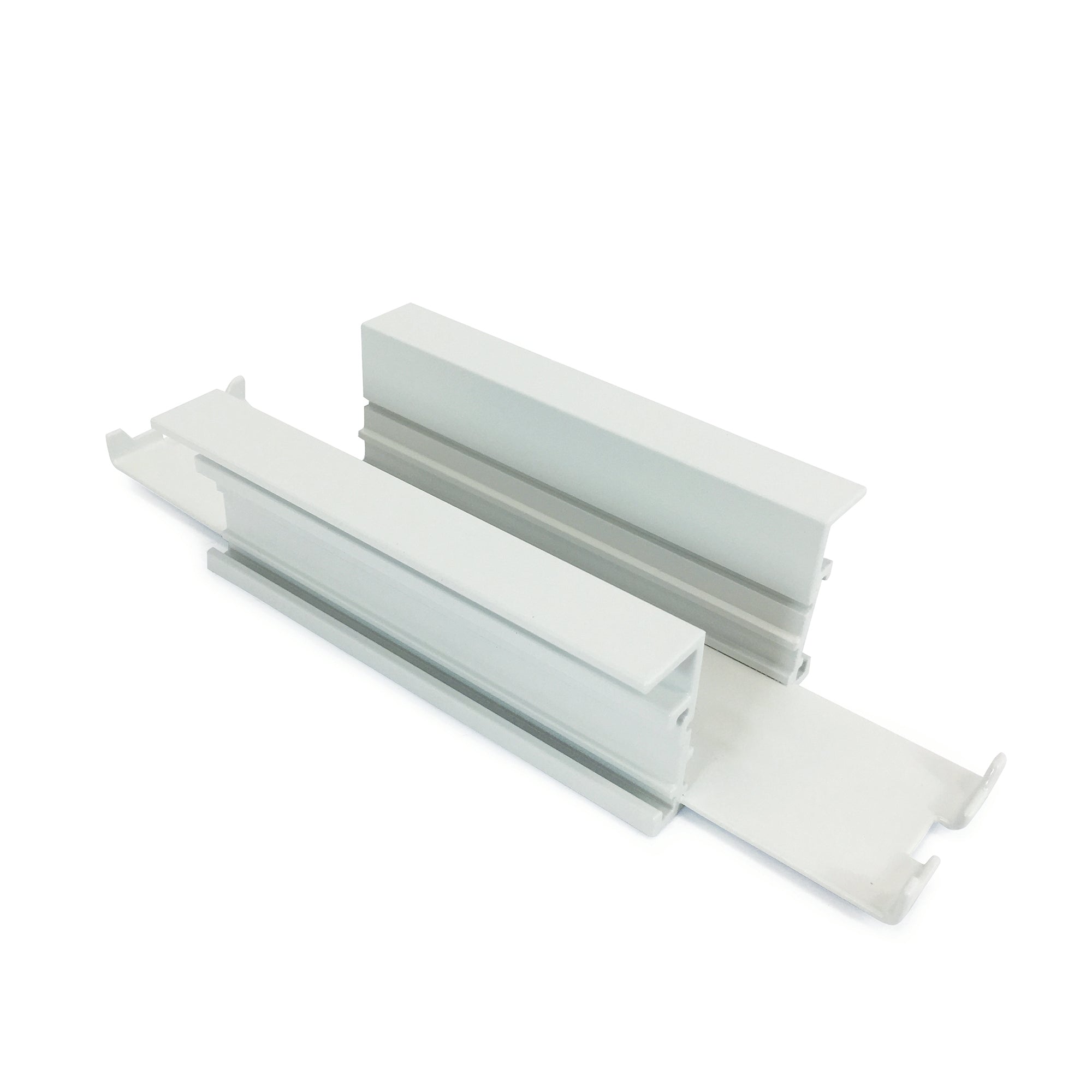 Nora Lighting NTRT - 10W Straight Connector for Recessed Track, 1 or 2 Circuit Track, White - Sonic Electric