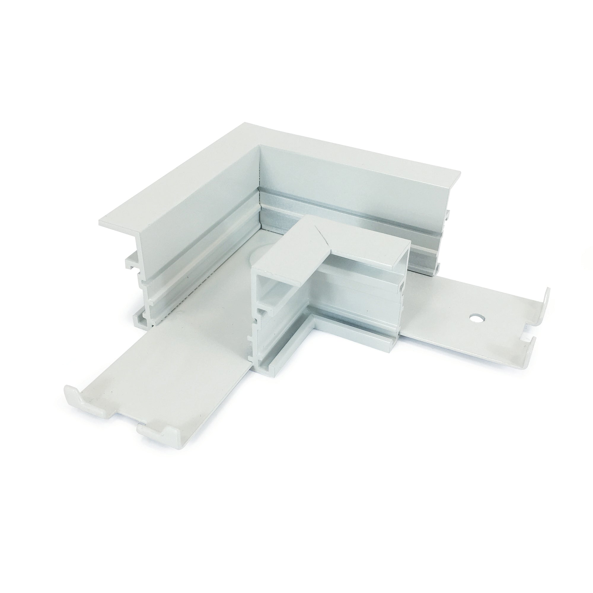 Nora Lighting NTRT - 13W L Connector for Recessed Track, 1 or 2 Circuit Track, White - Sonic Electric