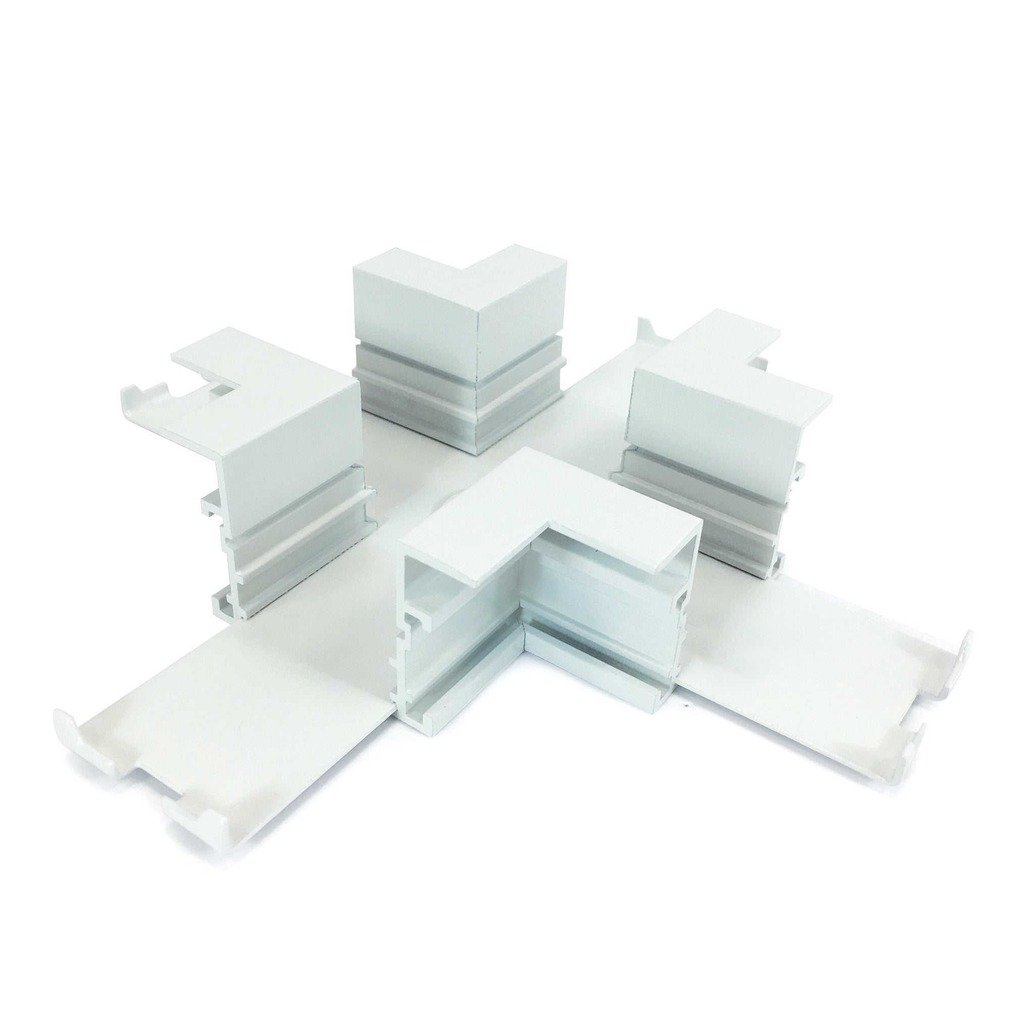 Nora Lighting NTRT - 15W X Connector for Recessed Track, 1 or 2 Circuit Track, White - Sonic Electric