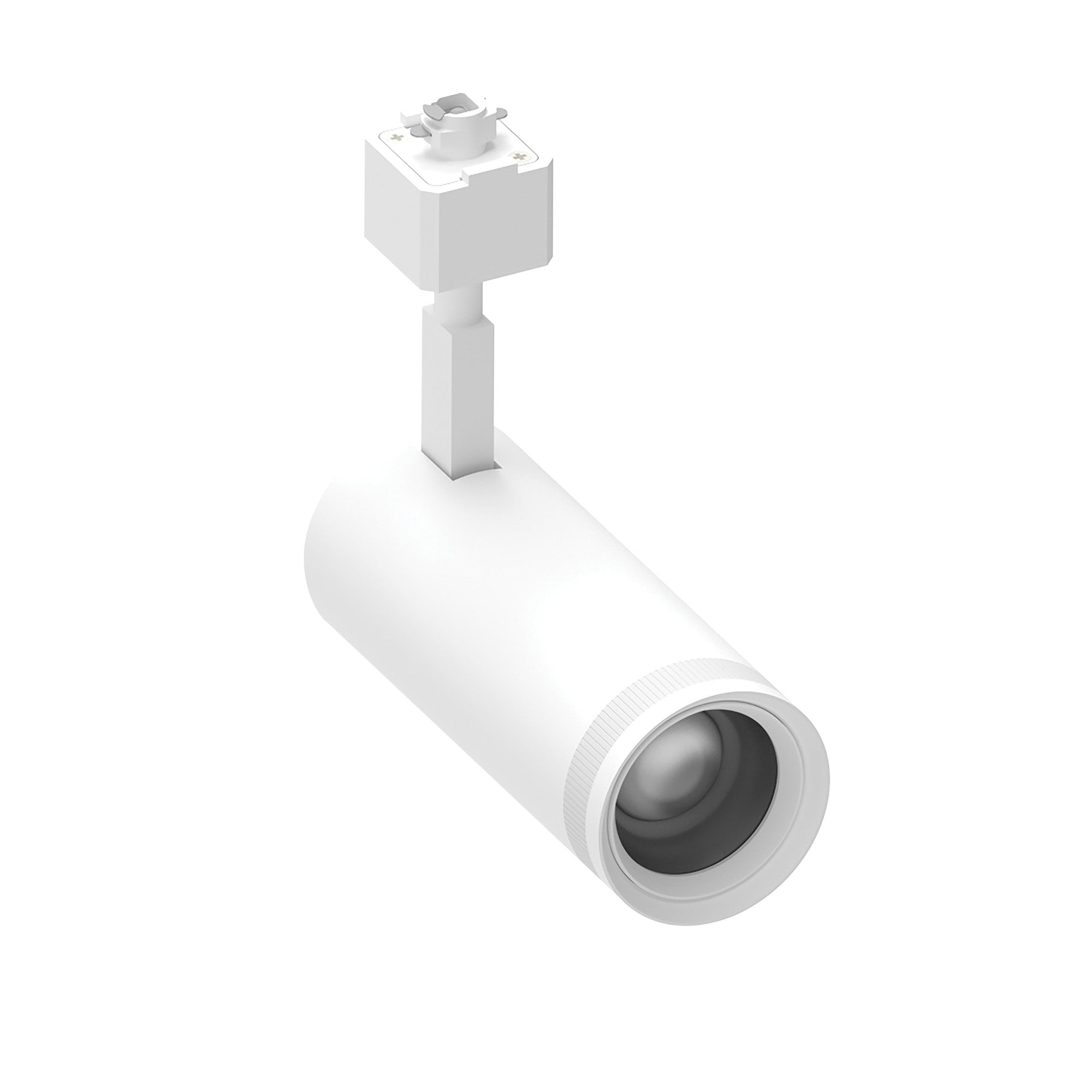 Nora Lighting NTZ - L1TWW Zoomable Track Light with Selectable CCT, 20W / 1550lm, Adjustable Beam Angle, White finish - Sonic Electric