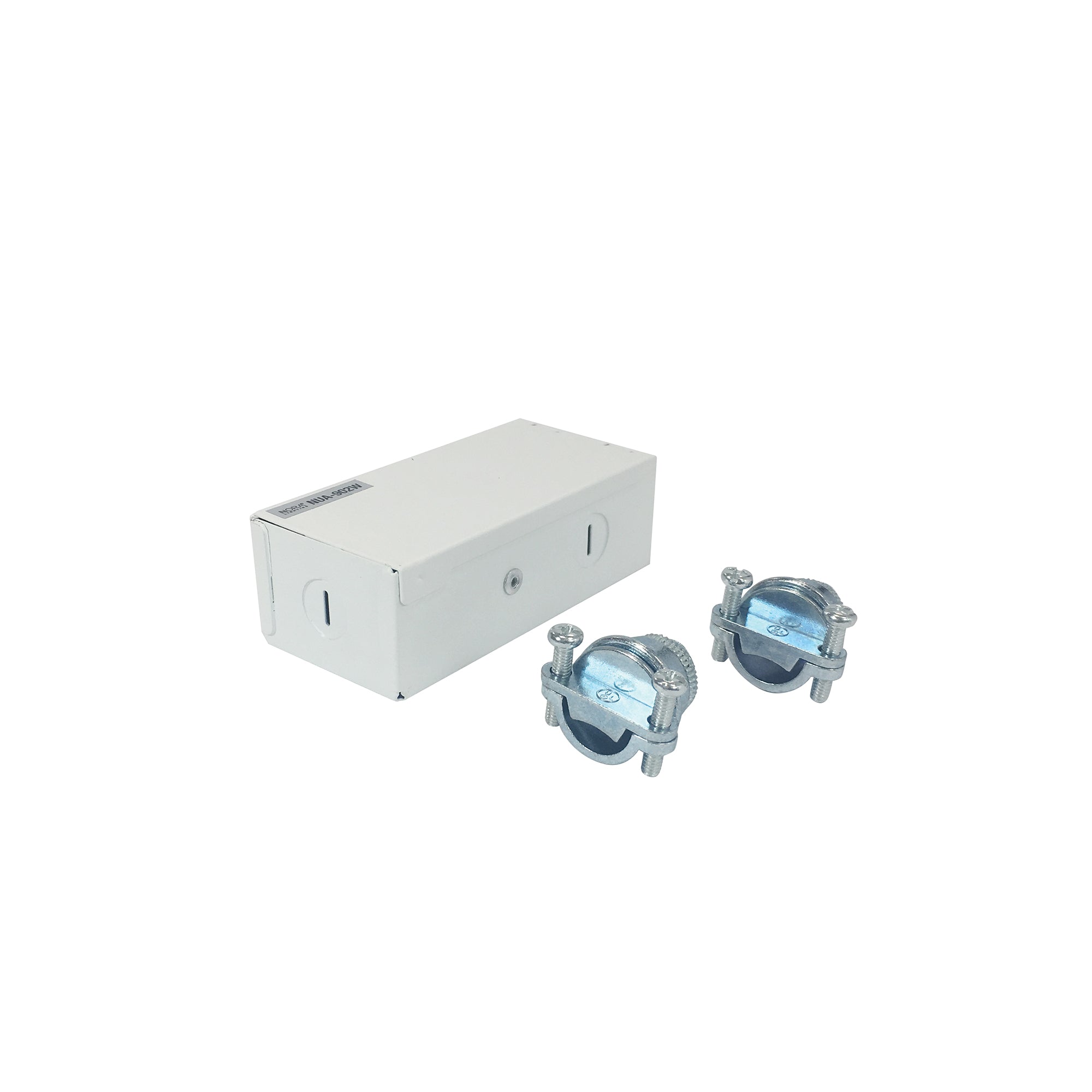 Nora Lighting NUA - 902W Junction Box for NULB120, NUDTW - 98, NUDA. White Finish - Sonic Electric