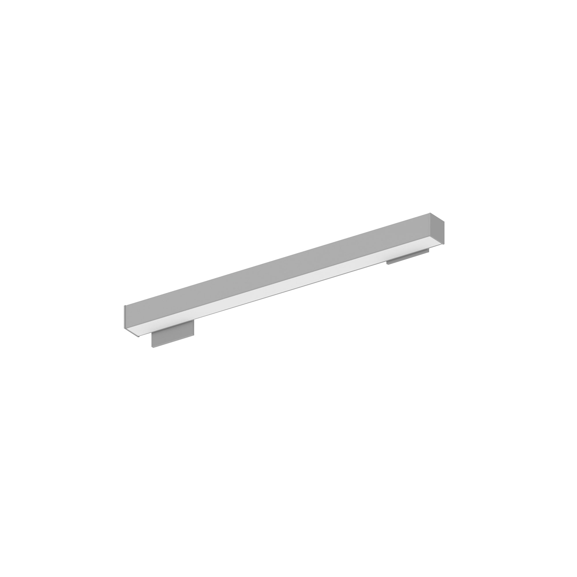 Nora Lighting NWLIN - 21040A/L4 - R2 2' L - Line LED Wall Mount Linear, 2100lm / 4000K, 4"x4" Left Plate & 2"x4" Right Plate, Aluminum Finish - Sonic Electric