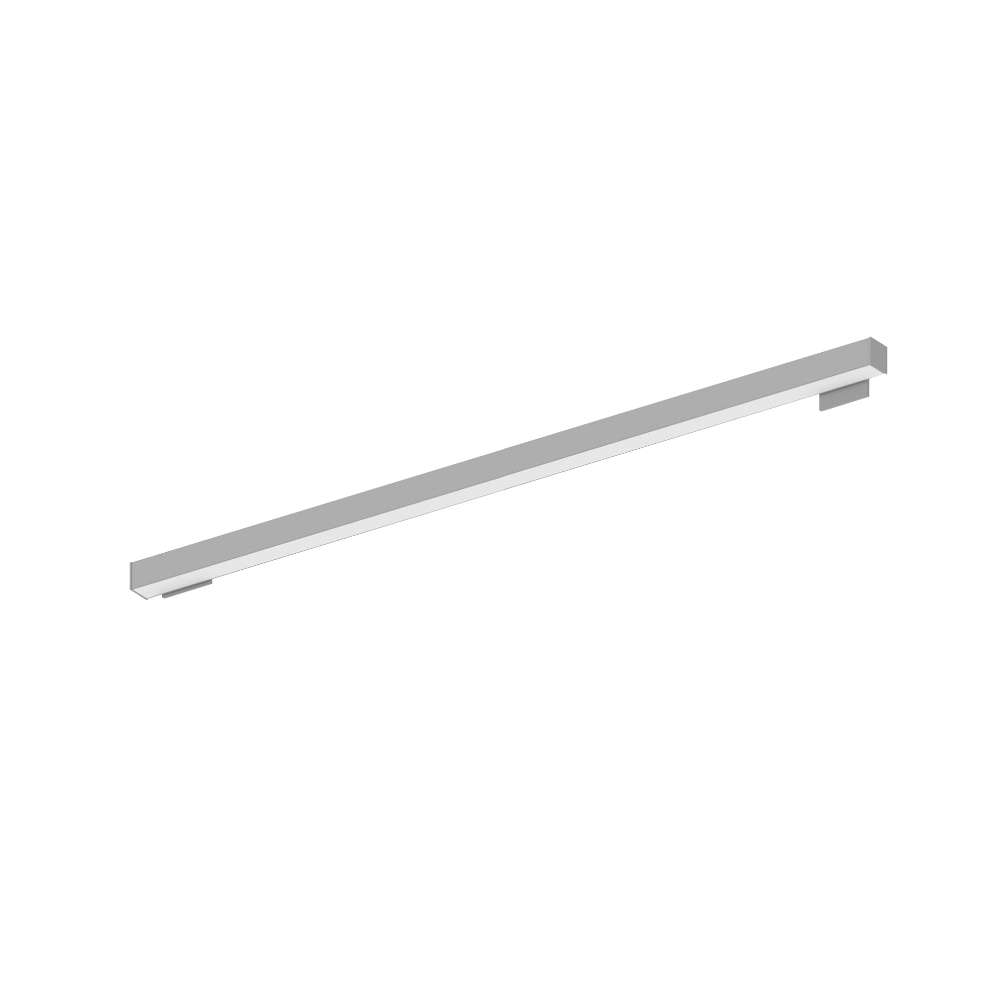 Nora Lighting NWLIN - 81040A/L2 - R4P 8' L - Line LED Wall Mount Linear, 8400lm / 4000K, 2"x4" Left Plate & 4"x4" Right Plate, Right Power Feed, Aluminum Finish - Sonic Electric