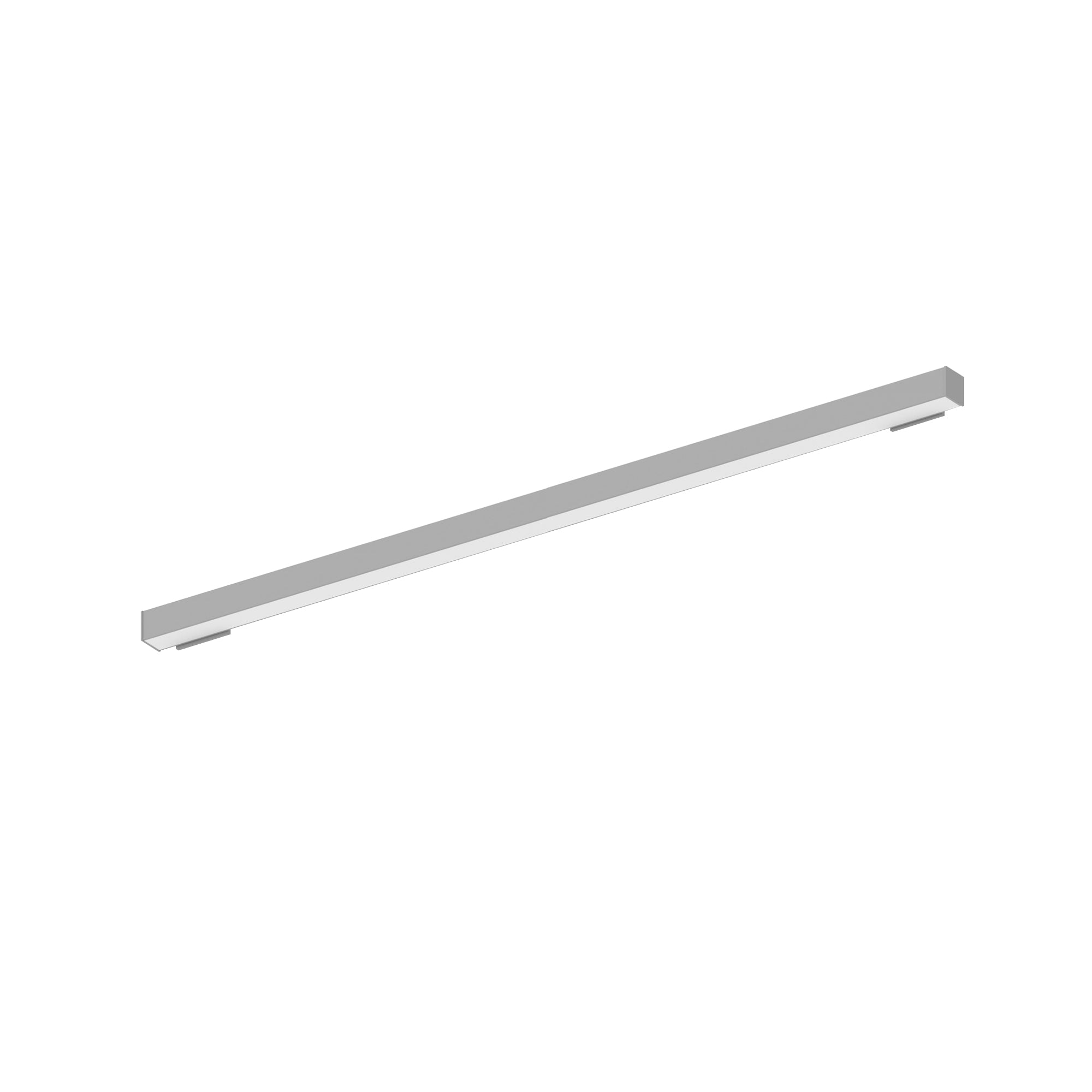 Nora Lighting NWLIN - 81040A/L2P - R2 8' L - Line LED Wall Mount Linear, 8400lm / 4000K, 2"x4" Left Plate & 2"x4" Right Plate, Left Power Feed, Aluminum Finish - Sonic Electric