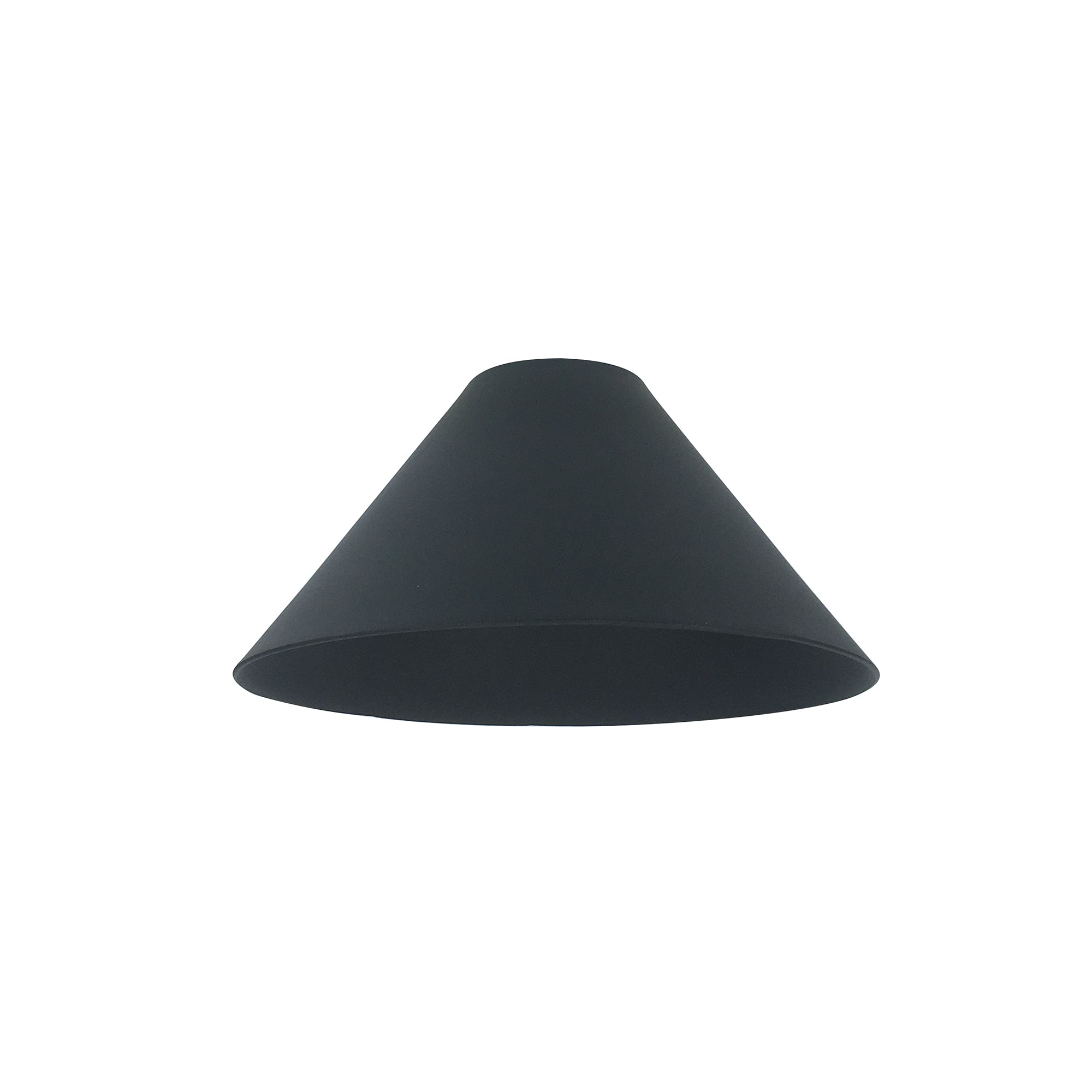 Nora Lighting NYLM - 2CONEBB 2" iLENE Fixture Shade, Black - Sonic Electric