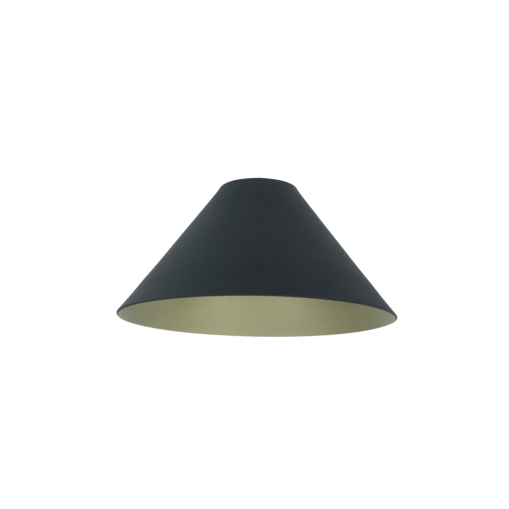 Nora Lighting NYLM - 2CONECHB 2" iLENE Fixture Shade, Champagne Haze/Black - Sonic Electric