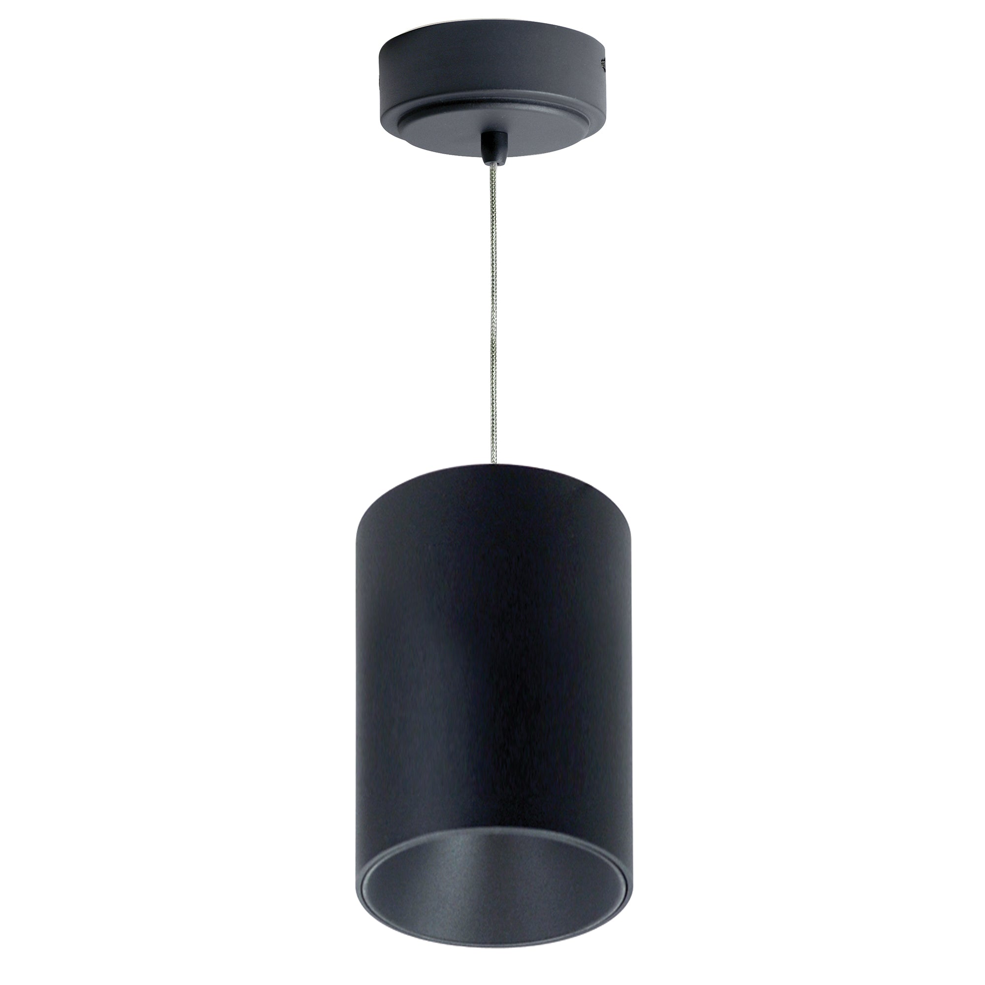Nora Lighting NYLM - 5C35XBBLE4 5" iLENE Cable Mount Mini Cylinder, 2000lm, 40W, 3500K, Black, 120V Triac/ELV/0 - 10V & 277V 0 - 10V Dimming - Sonic Electric