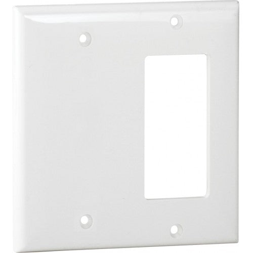 Orbit OP1426-A 2-Gang Wall Plate GFI/Blank - Almond