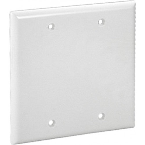 Orbit OP23-A 2-Gang Wall Plate Blank - Almond