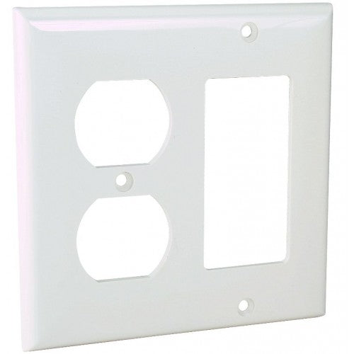 Orbit OP826-W 2-Gang Wall Plate Duplex/GFCI - White