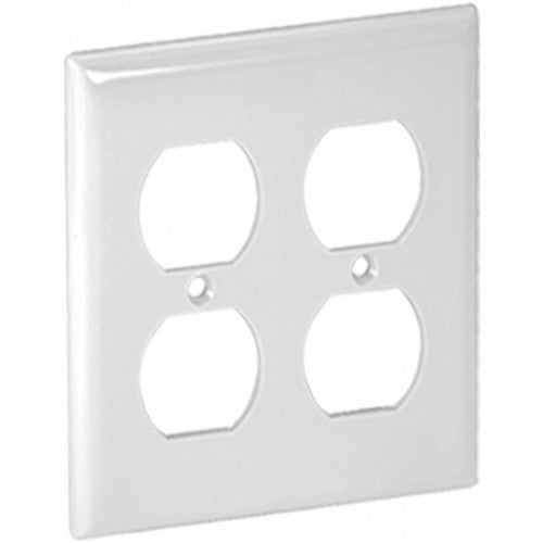 Orbit OP82-I 2-Gang Wall Plate Duplex - Ivory