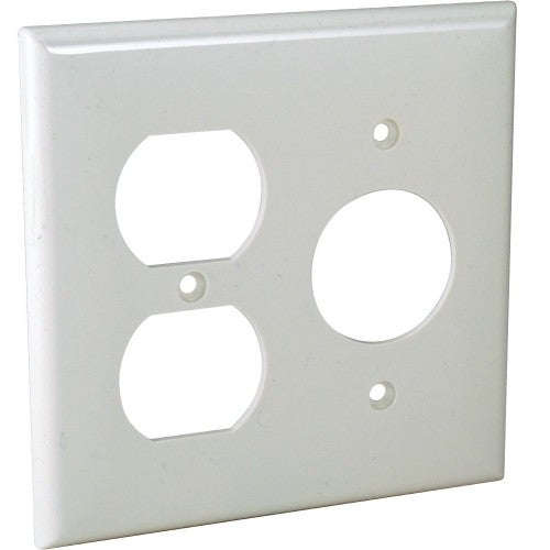 Orbit OP87-I 2-Gang Wall Plate Duplex/SR - Ivory