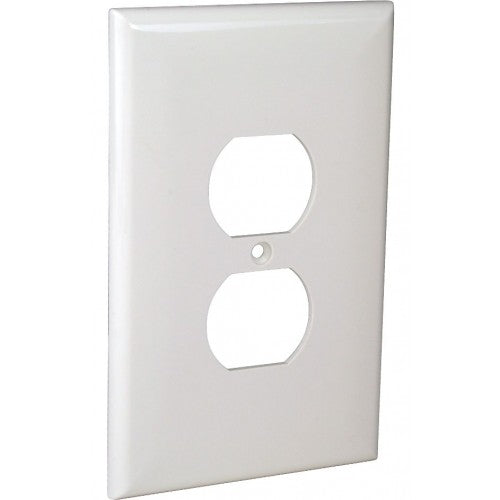 Orbit OPJ8-I Jumbo 1-Gang Wall Plate Duplex - Ivory