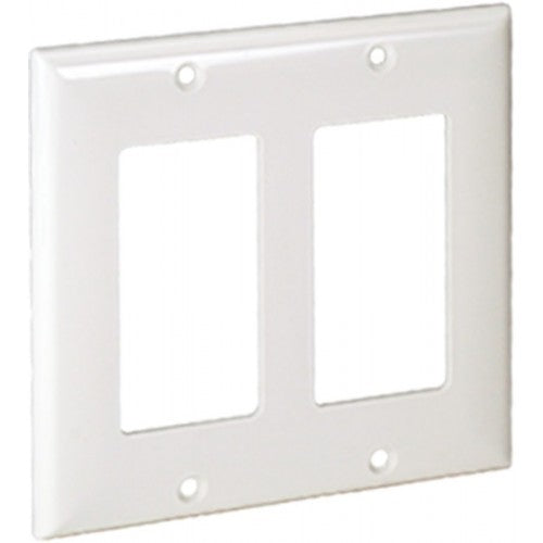 Orbit OPM262-I MIDI 2-Gang Wall Plate GFCI/Decor - Ivory