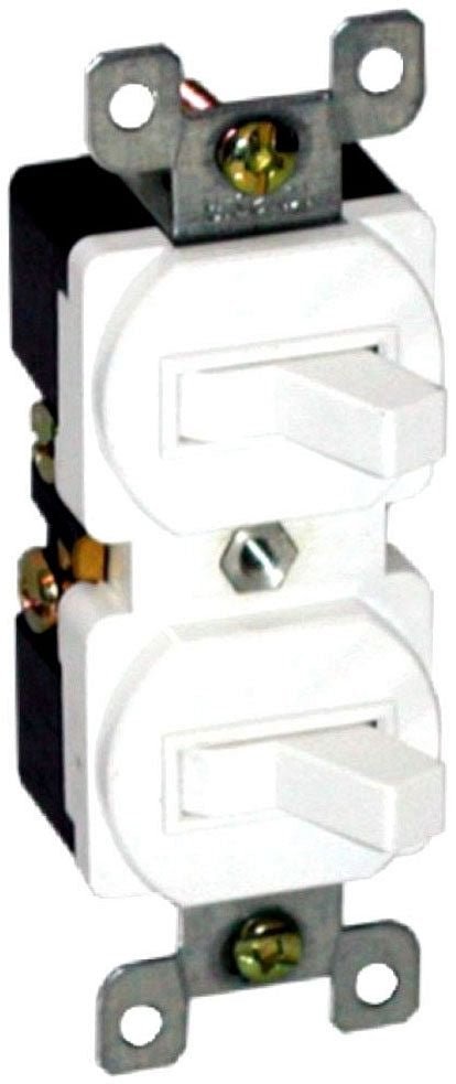 Orbit 2TS15 - W 15A S/p Stack Toggle Switch White - Sonic Electric