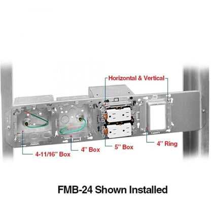 Orbit FMB - 16 Fixed Position Box Mount Bracket for 16" Stud - Sonic Electric