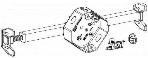 Orbit FSB - OBH Old Work Fan Support Box 1 - 1/2" Deep - Sonic Electric