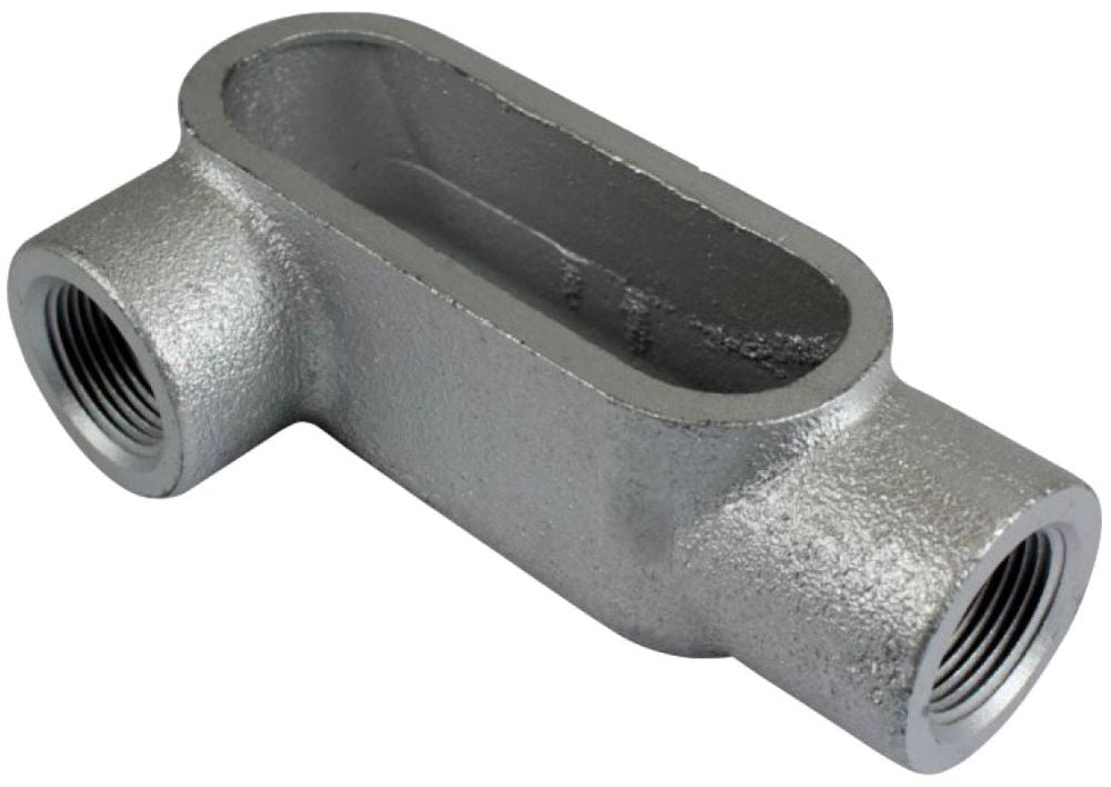 Orbit LR7 - 350 Type Lr Threaded Conduit Body, Gray Iron Form 7, 3 - 1/2" - Sonic Electric
