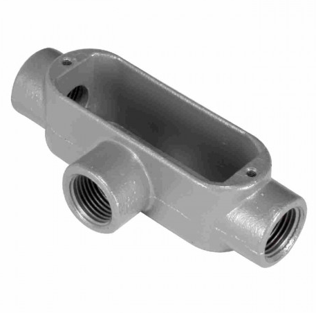 Orbit T - 400 Type T Threaded Conduit Body 4" - Gray Finish - Sonic Electric