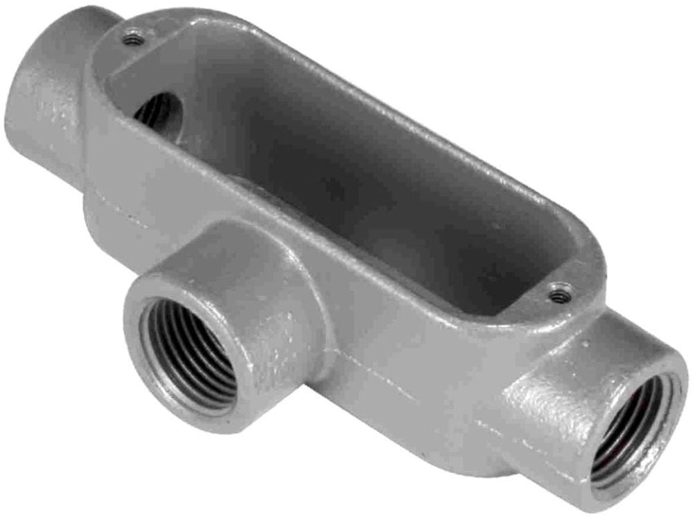 Orbit T - 50 Type T Threaded Conduit Body 1/2" - Gray Finish - Sonic Electric