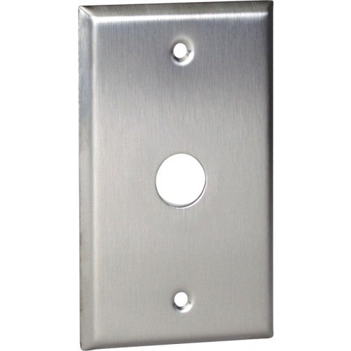 Orbit OS737 1-Gang Stainless Cover Bell Hole 0.625"