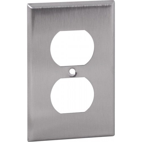 Orbit OS8 1-Gang Stainless Cover Duplex Receptacle