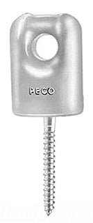 Peco B3625 1/4" X 2" Porcelain Wire holder - Sonic Electric