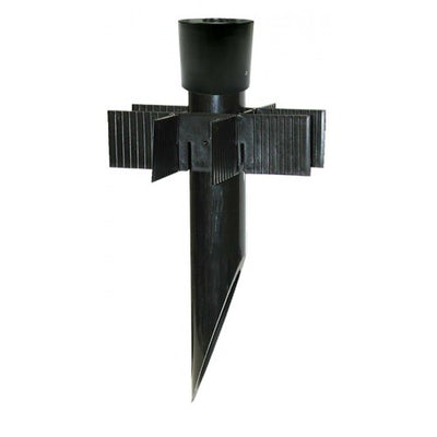 Orbit PP2A-BK 2" X 15.5" PVC Post With Aluminum CapBlack